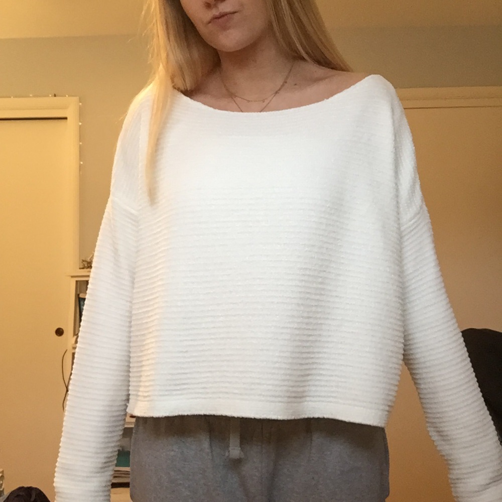 GARAGE Boxy Chenille Sweater